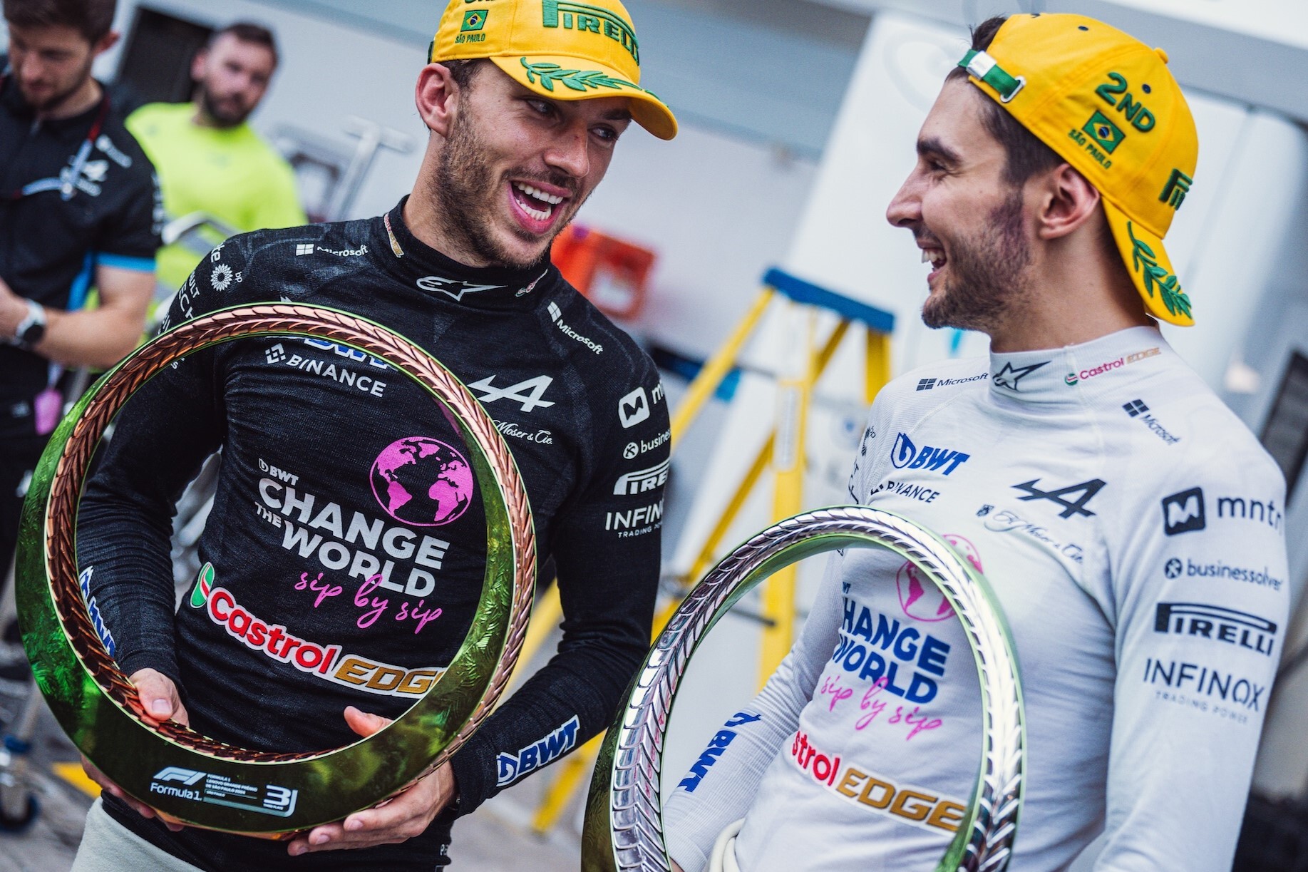 Pierre Gasly Esteban Ocon 2024