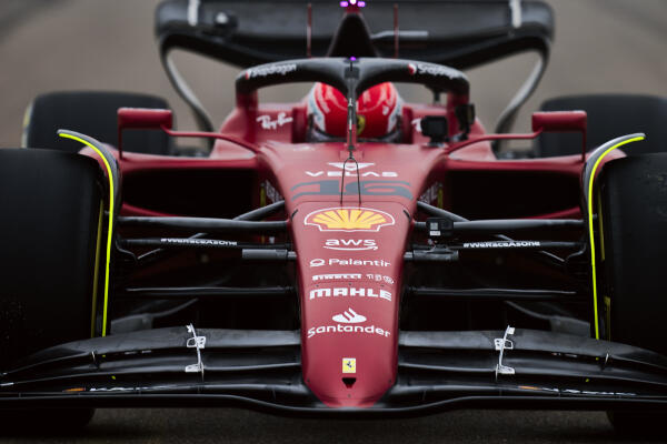 Ferrari zoomed in