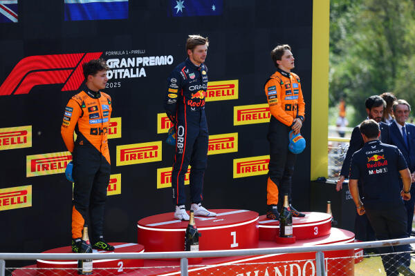Podium F1 Grand Prix van Italië 2025