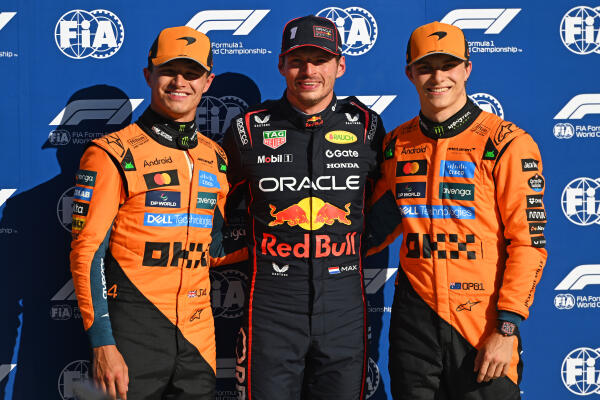 Lando Norris Max Verstappen Oscar Piastri kwalificatie Monza Italië 2025