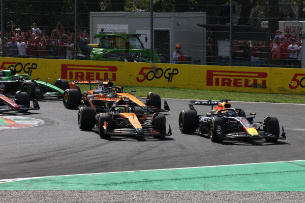Max Verstappen, Lando Norris en Oscar PIastri - F1 Grand Prix van Italië 2025