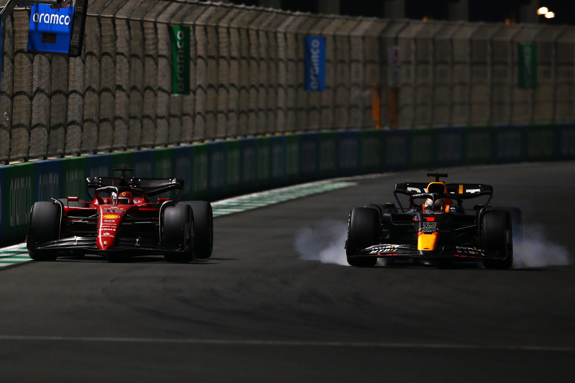 Leclerc Verstappen Saudi Arabia