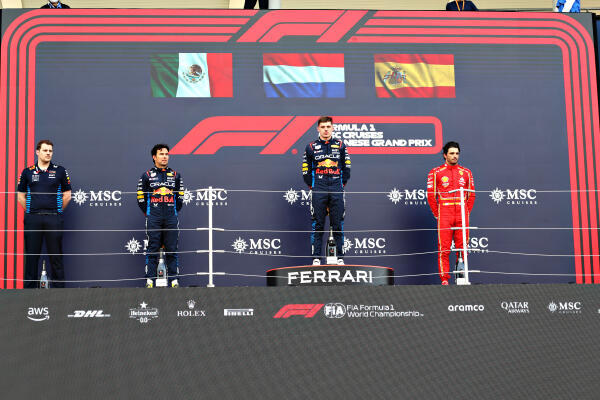 Podium Grand Prix van Japan 2024