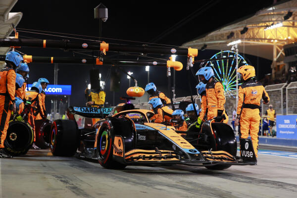 Daniel Ricciardo pitstop Grand Prix Bahrein 2022