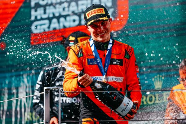 Oscar Piastri podium Hongarije 2024