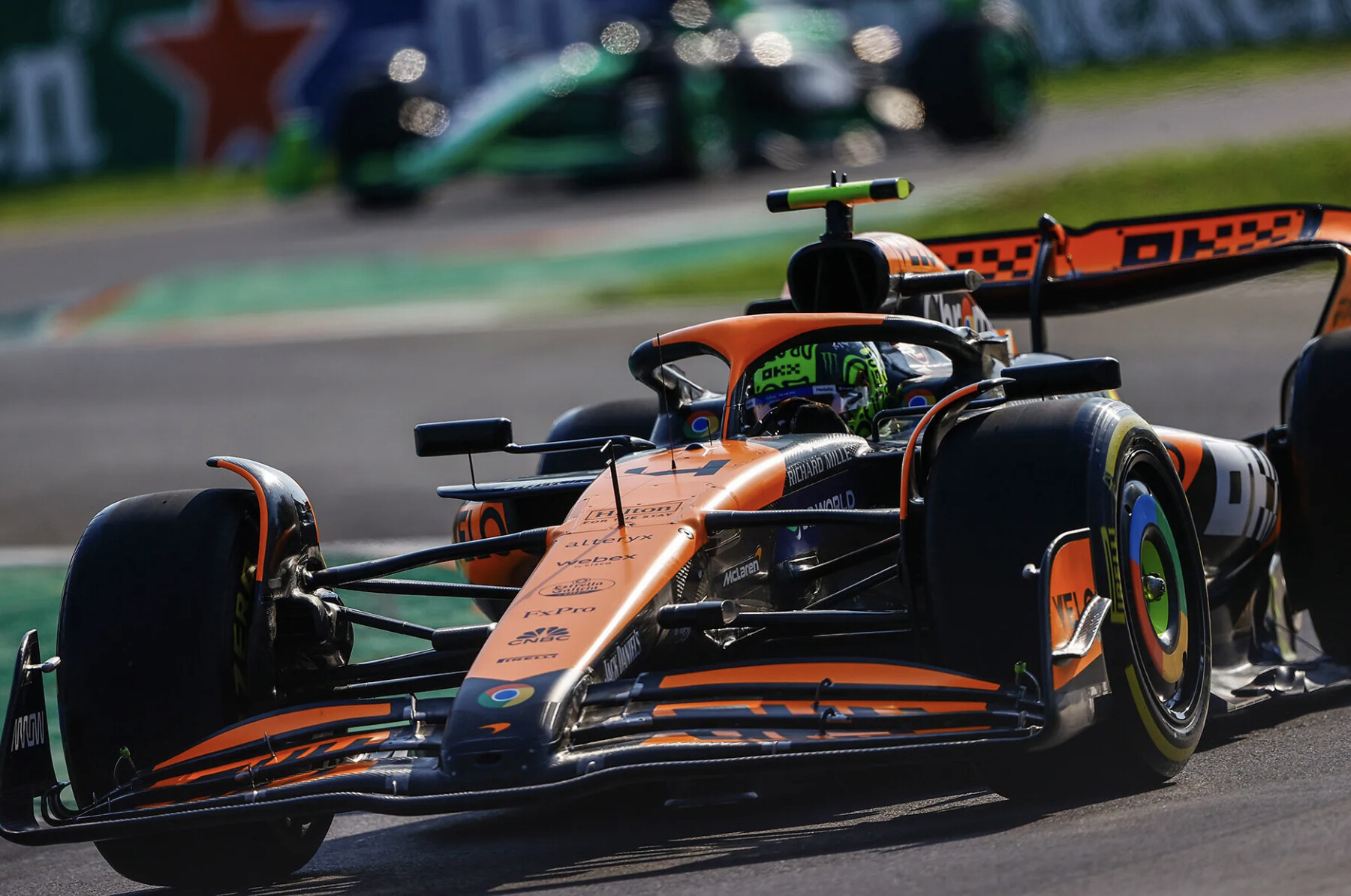 Lando Norris auto Monza 2024