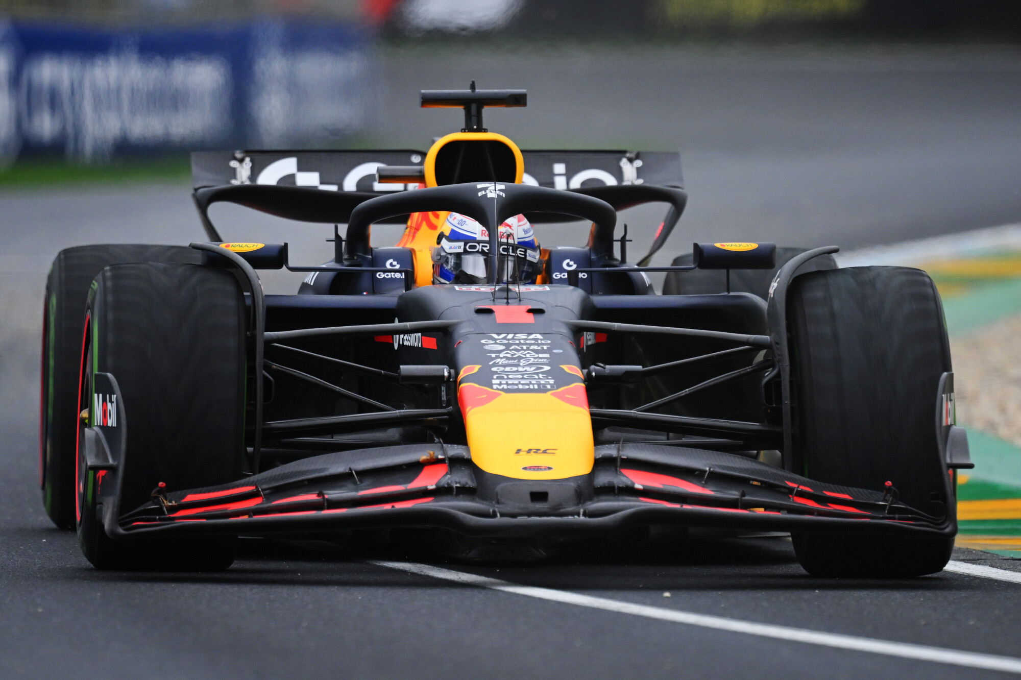 Max Verstappen tijdens GP Australië 2025