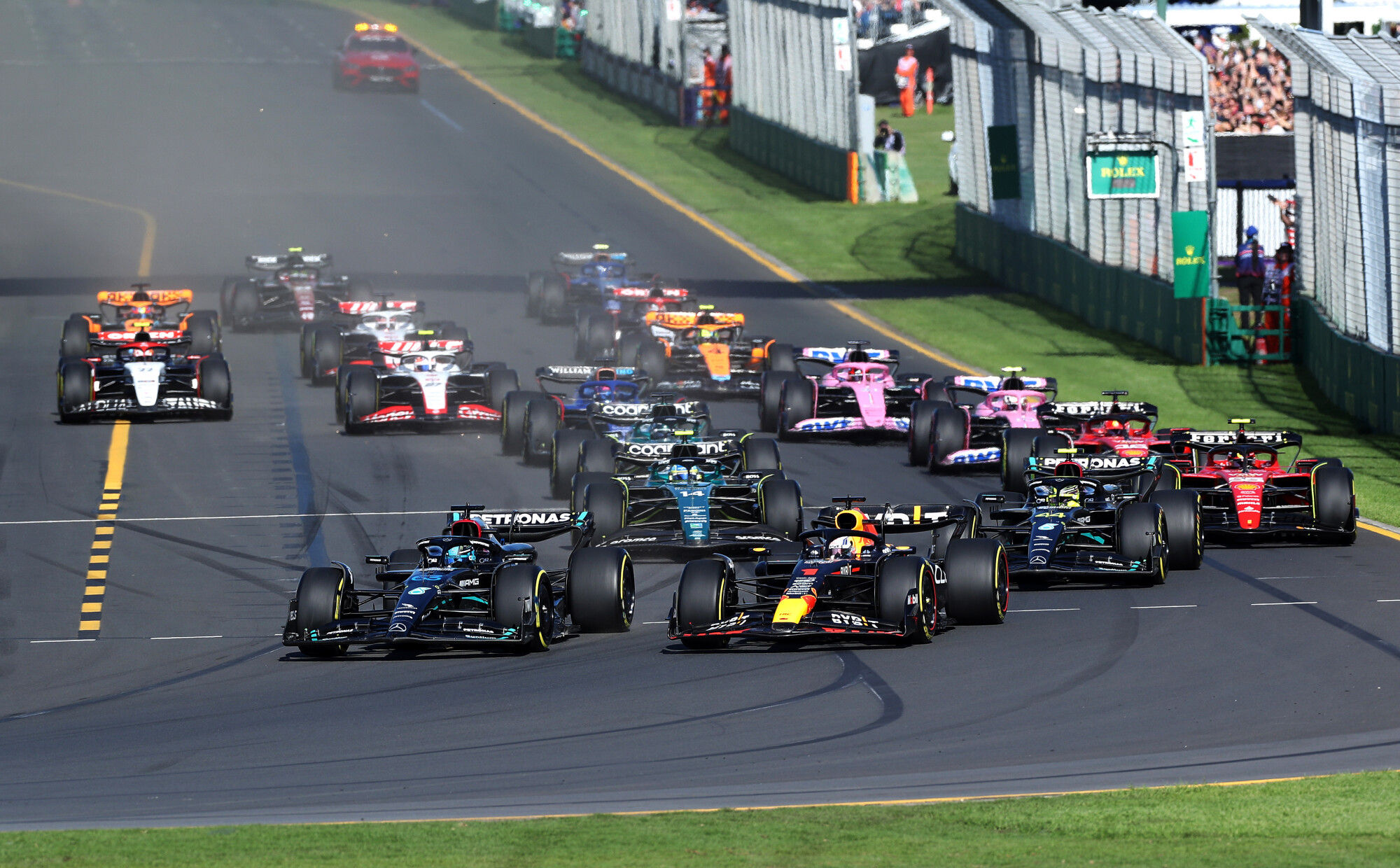 Max Verstappen auto zondag Australië 2023