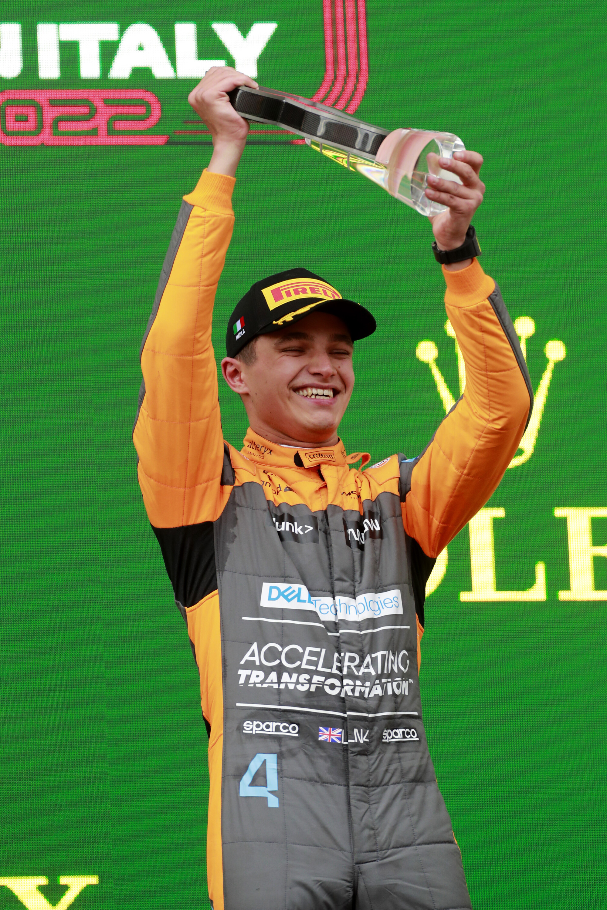 Lando Norris podium 2022