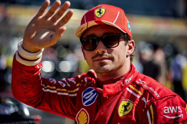 Charles Leclerc gezicht COTA