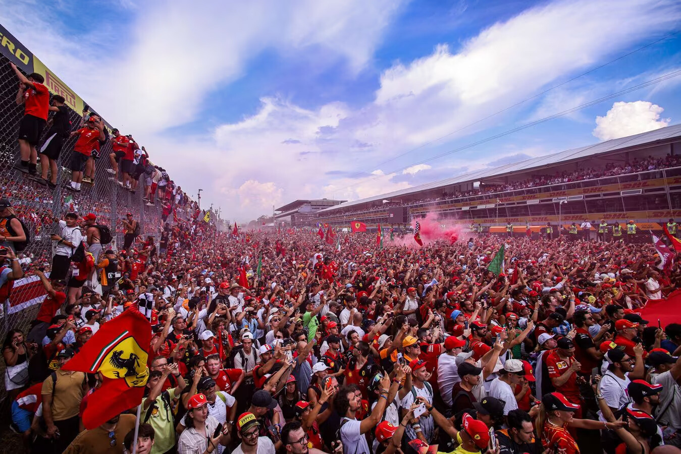 Tifosi in Monza