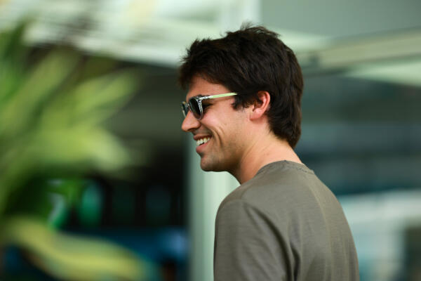 Lance Stroll paddock donderdag Miami 2025