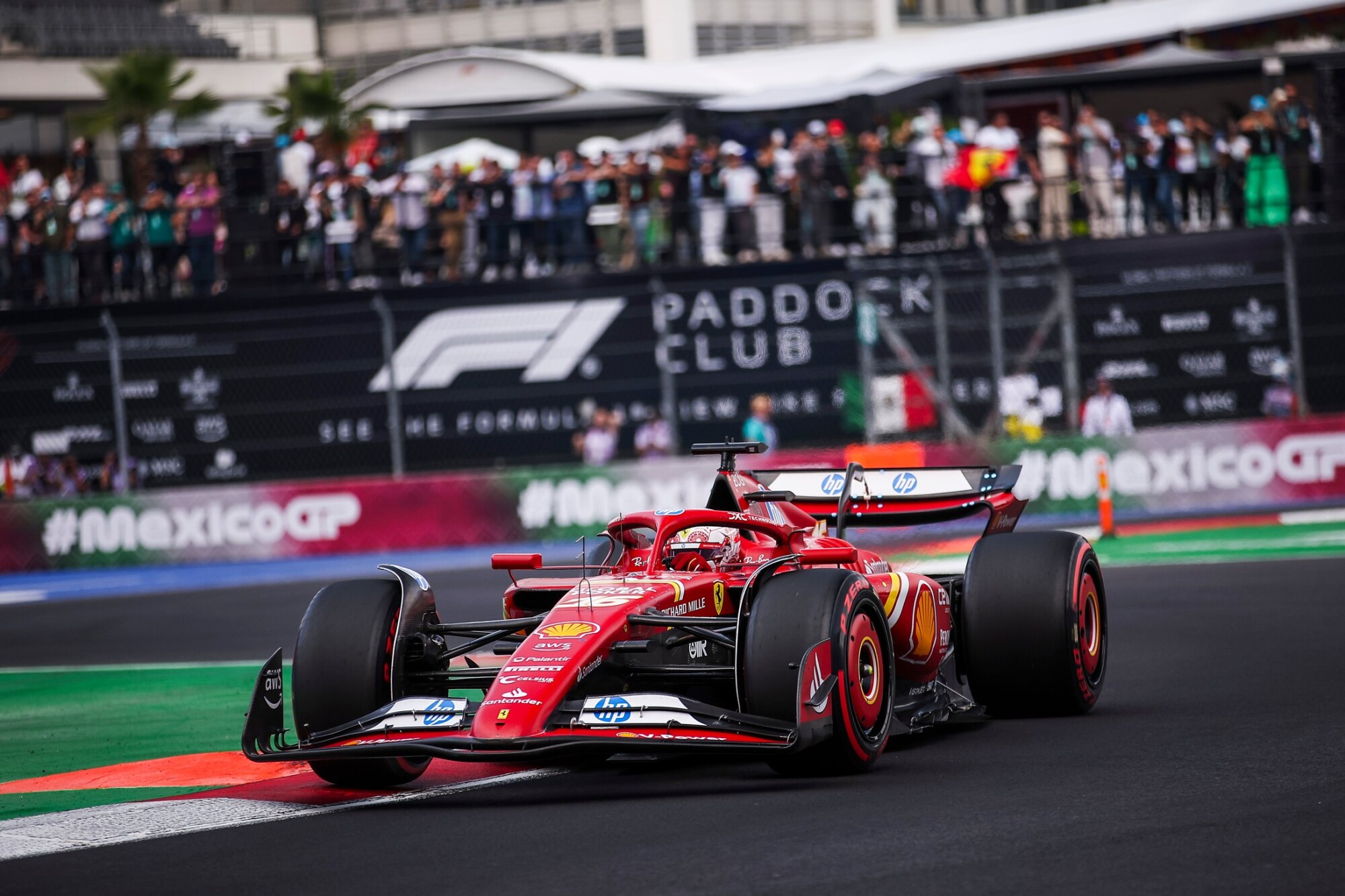 Charles Leclerc auto Mexico 2024