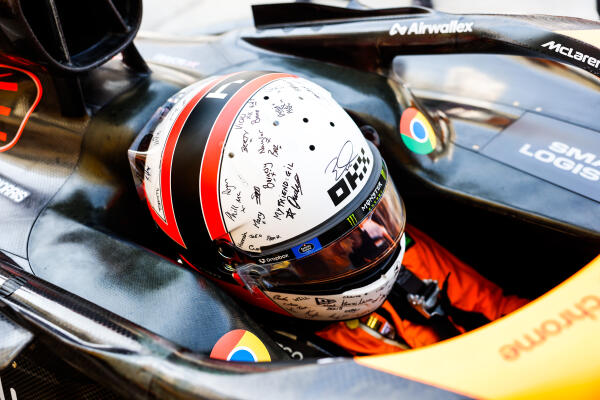 Norris wintertest 2024 helm