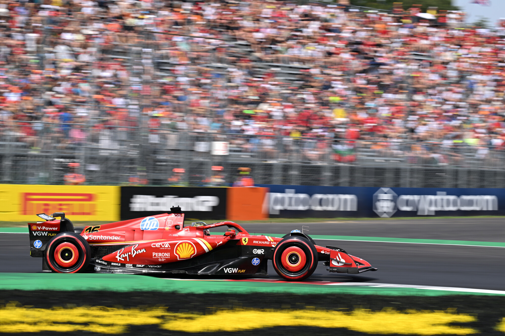 Charles Leclerc Monza 2024