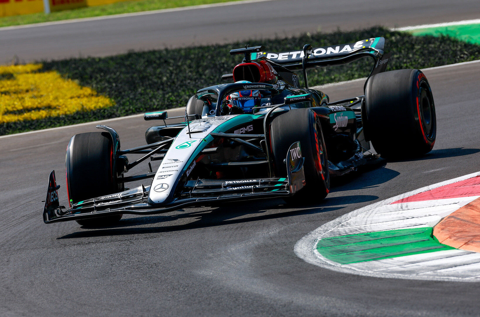 Russell Mercedes Monza Italië kwalificatie 2024