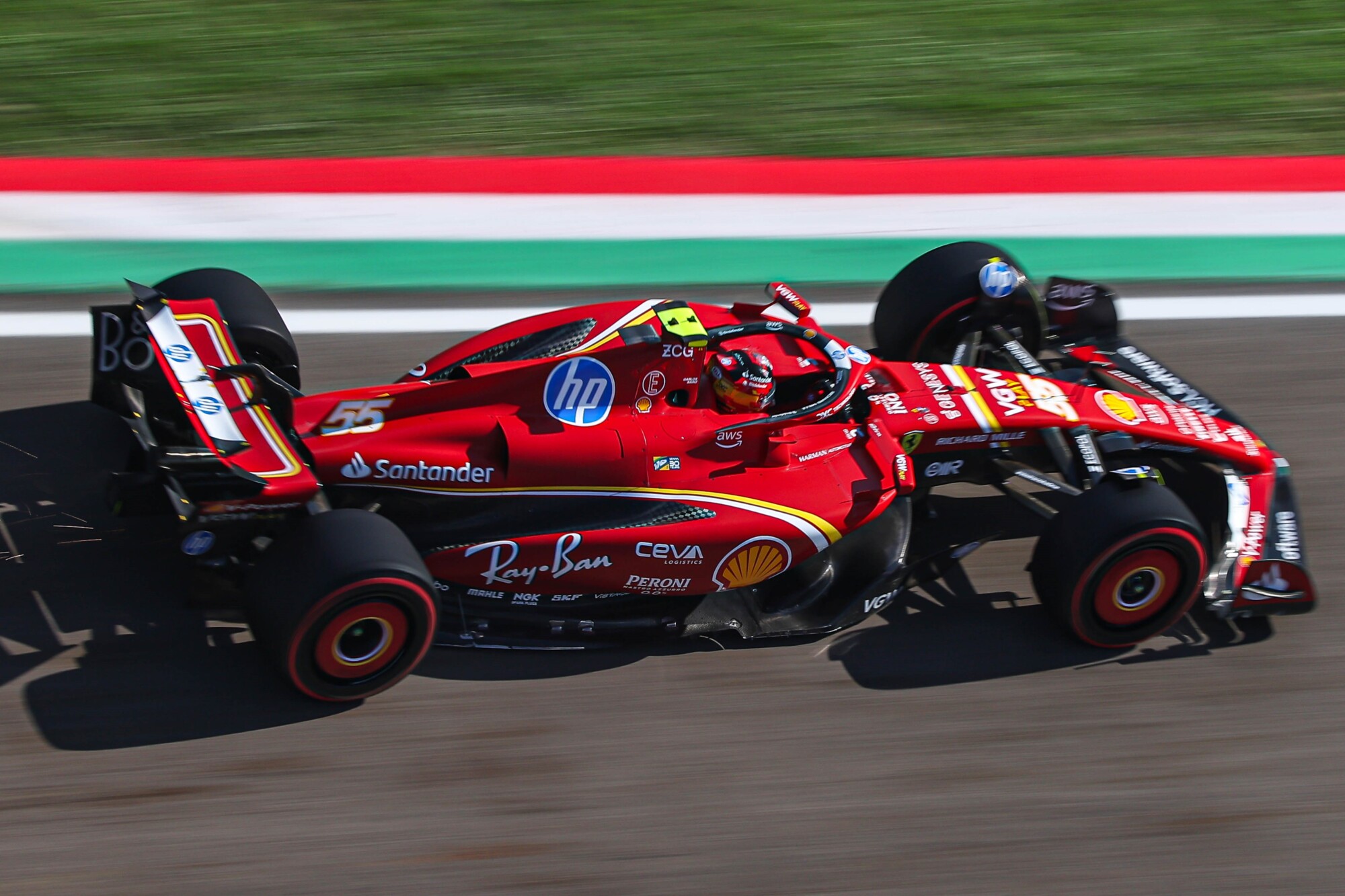 carlos sainz vrijdag imola 2024