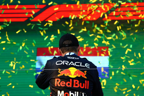 Max Verstappen podium Australië 2023