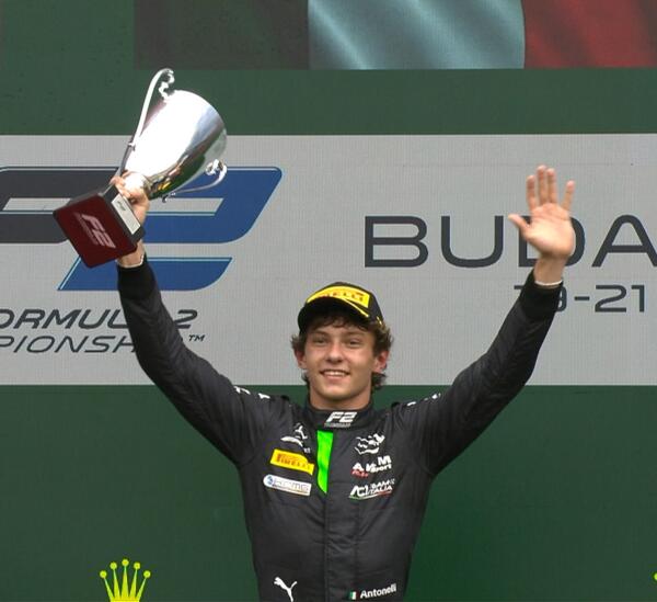 Antonelli wint F2-hoofdrace hongarije