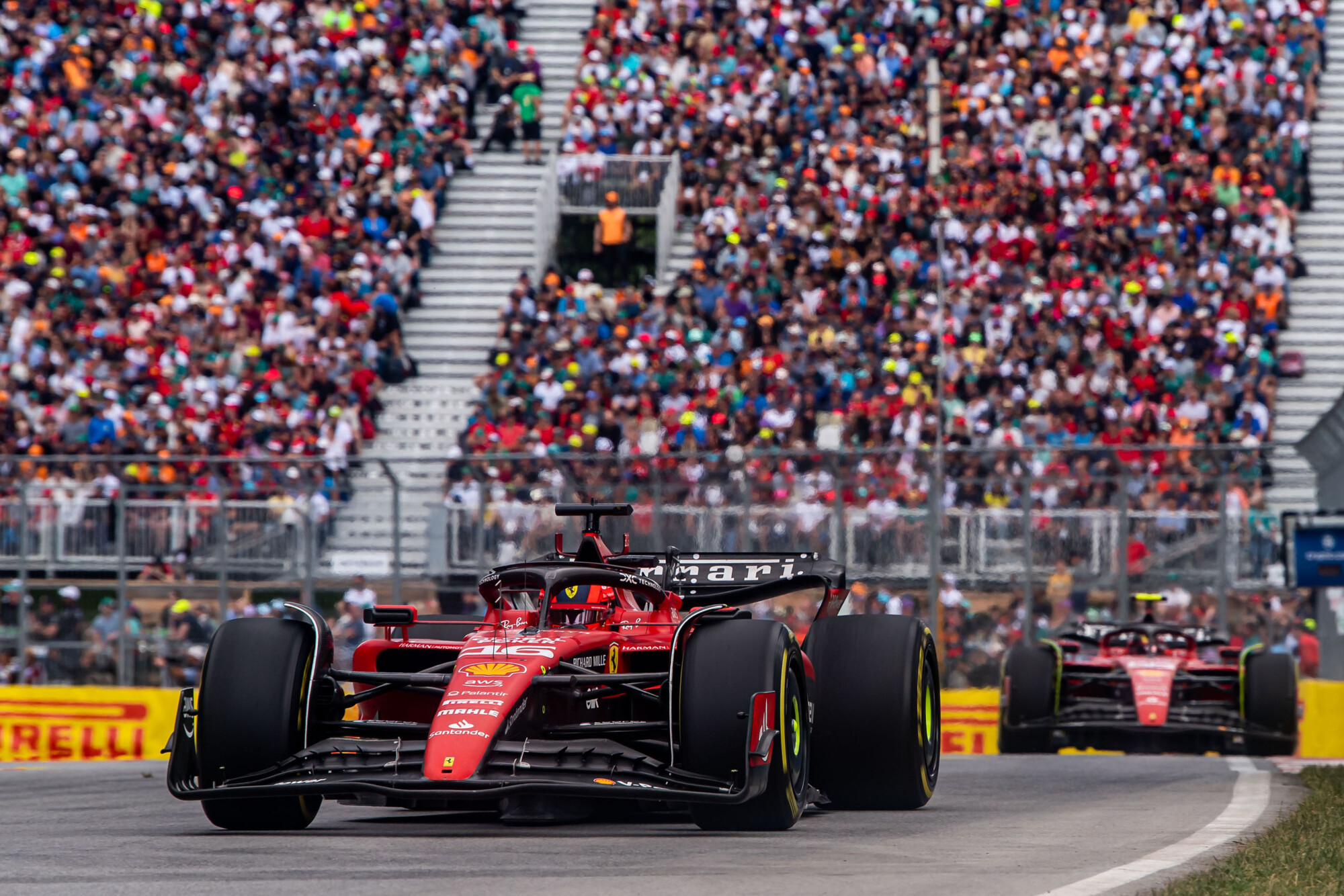 Leclerc Sainz Canada 2023