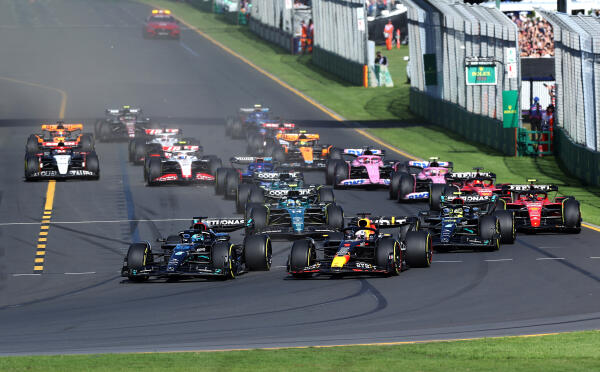 Max Verstappen auto zondag Australië 2023