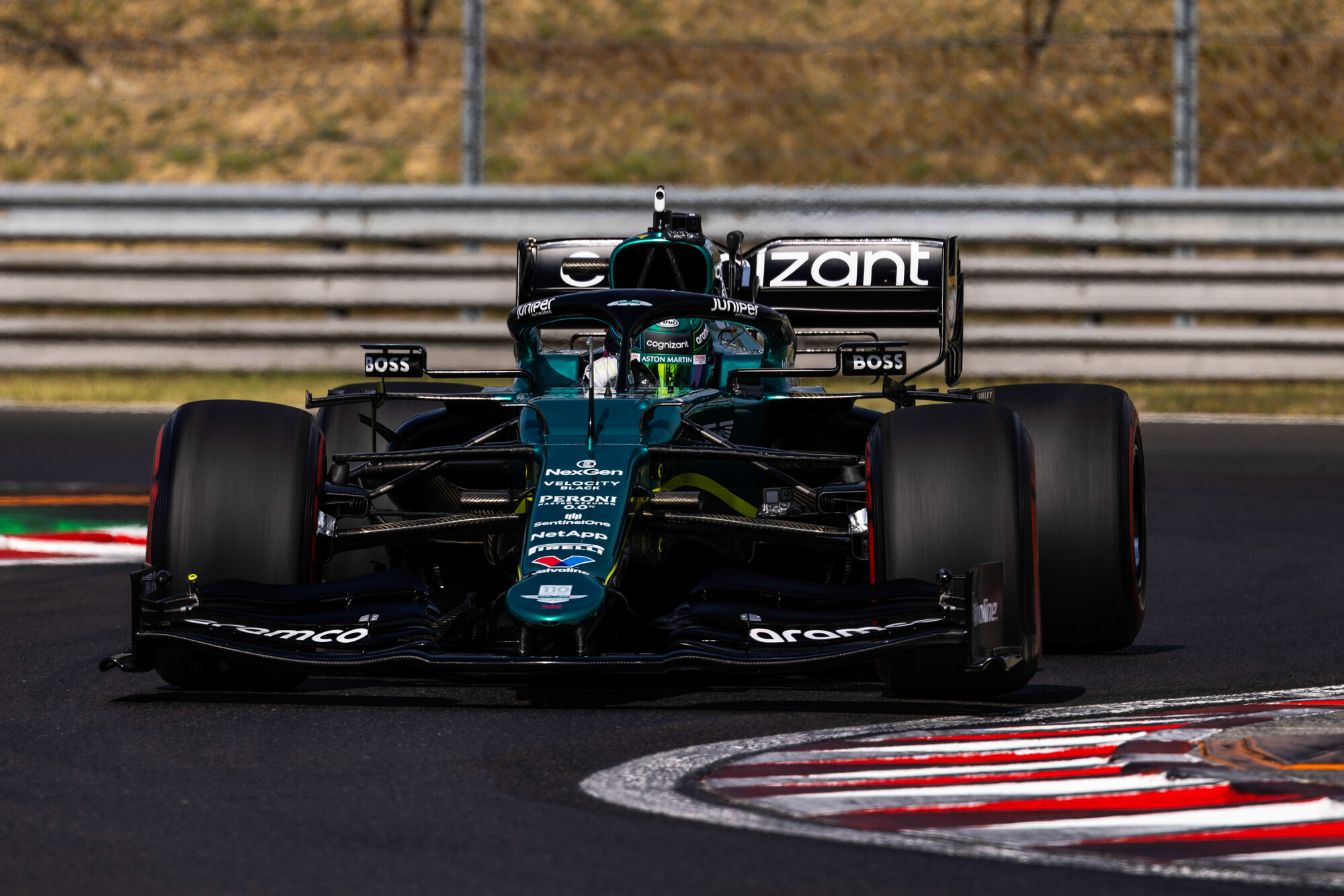 Jessica Hawkins Aston Martin test Hungaroring 2