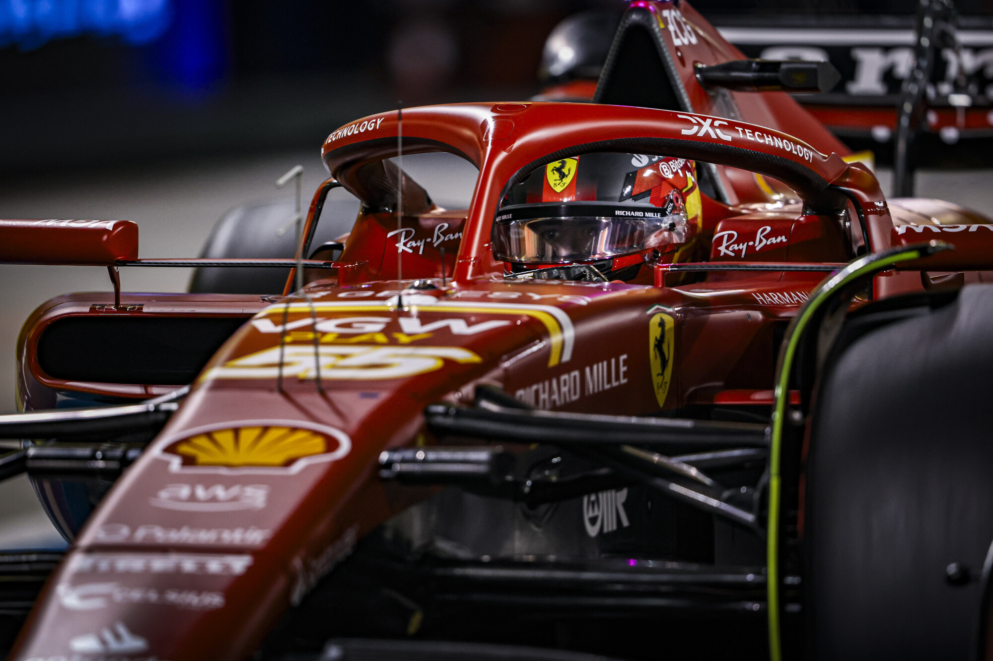 Carlos Sainz auto GP Bahrein 2024