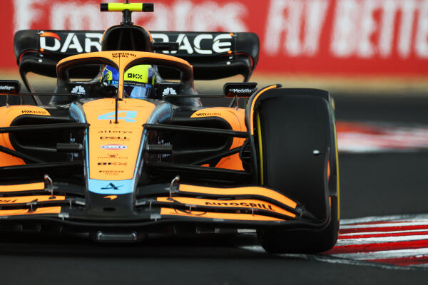 Lando Norris Hungaroring vrije training