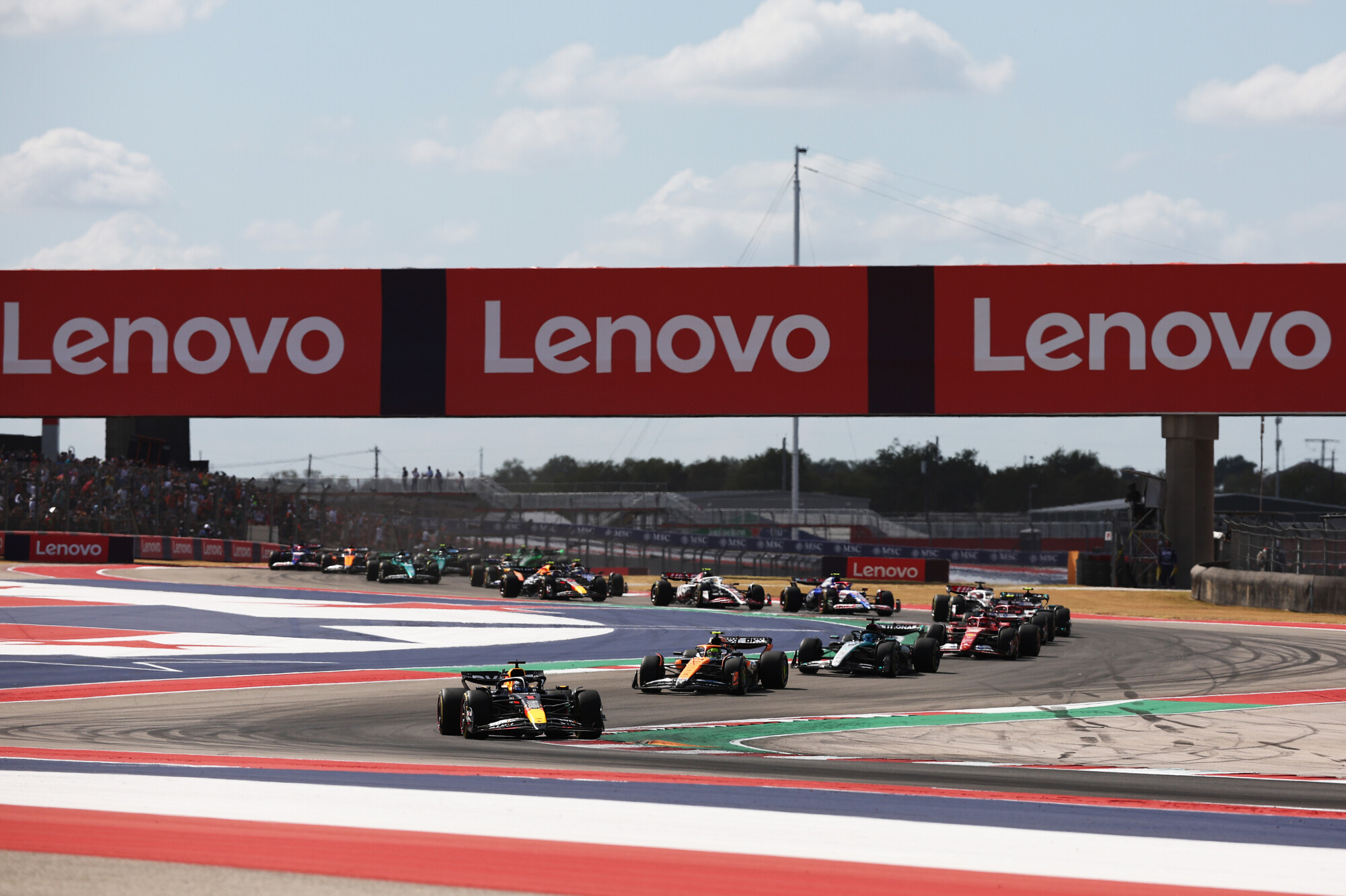 Verstappen leiding sprintrace Amerika 2024
