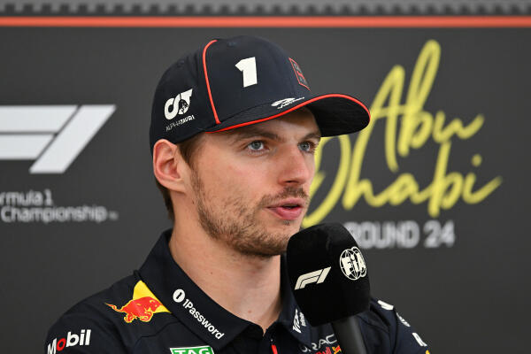 Max Vertappen tijdens mediadag - F1 Grand Prix van Abu Dhabi 2025