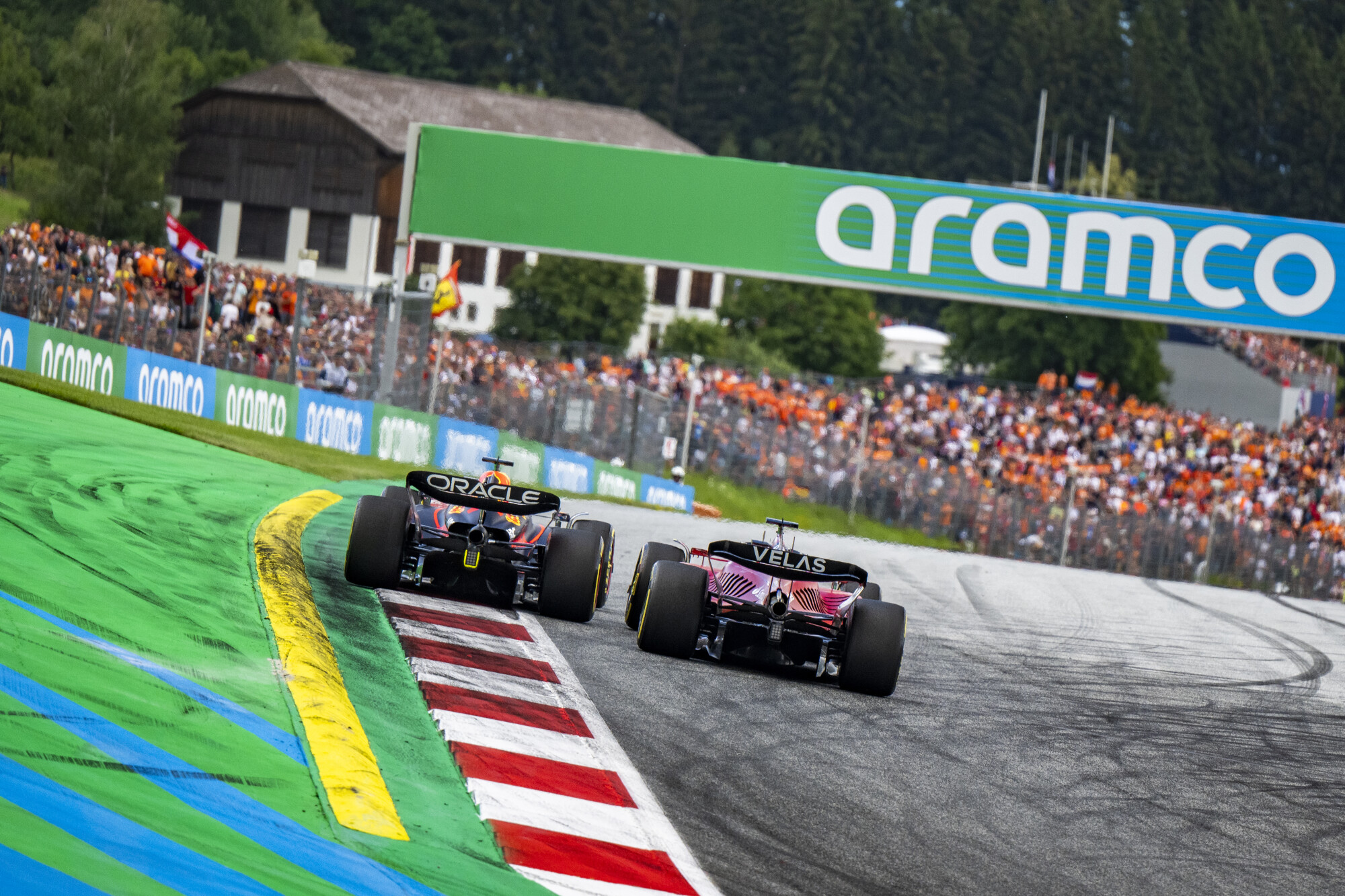 Verstappen Leclerc Oostenrijk